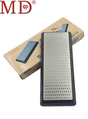 DMD家用双面钻石磨刀石蜂巢型底座开刃家用菜刀油石晶格400/1000#