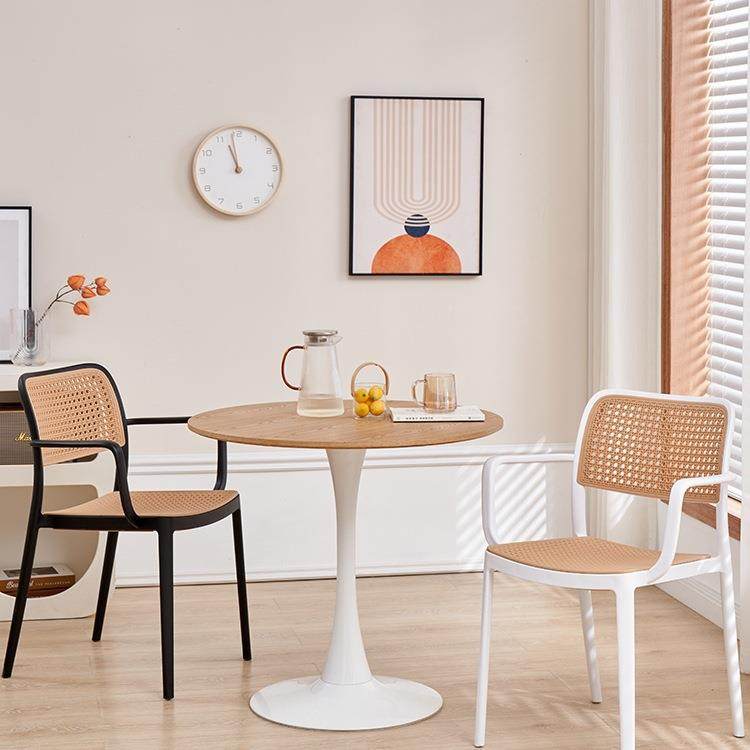 扶手塑料椅仿子家用编餐椅靠背椅可叠放餐桌藤气凳子SOL阳台休闲,淘宝优惠券,粉丝福利购,淘宝优惠卷