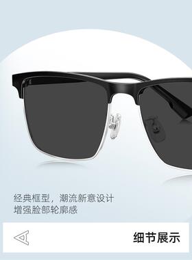 派拉蒙防晒紫外线偏光太阳镜2025新款配处方男士近视太阳镜76044