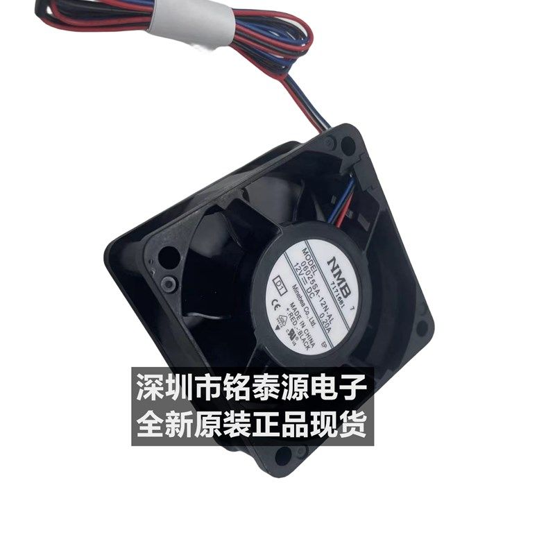 06025SA-12N-AL Original NMB 6025 12V double ball 6CM chassis power supply cooling fan