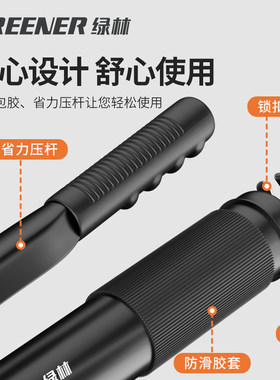 绿林黄油枪手动高压打黄油神器注油器毛毛虫挖机专用小型打油枪牛