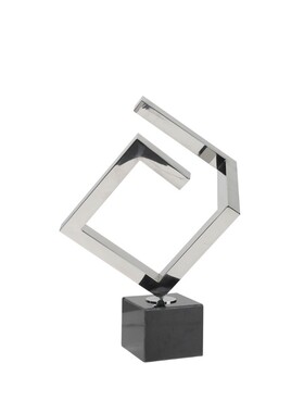 简约轻奢几d何摆件样板间电视柜玄关柜客厅抽象软装饰品摆设