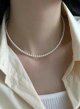 34mm淡水akoya珍珠项链