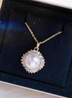 知珍上新14k包金珍珠吊坠