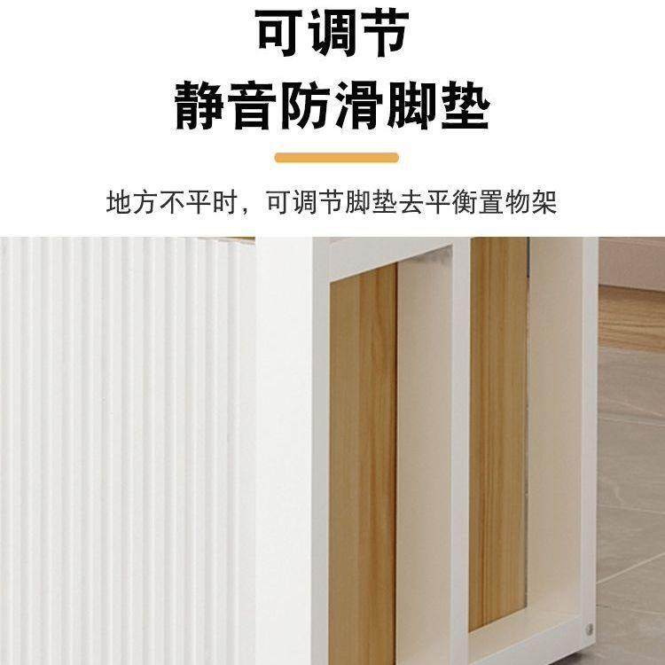 厨房置物柜岩板切台QSG桌落微地多层厨菜房岛台多功能纳架波炉橱,淘宝优惠券,粉丝福利购,淘宝优惠卷