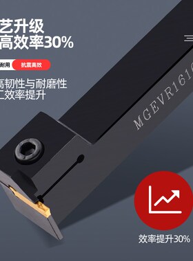 数控切槽刀杆MGEVR1616-2割刀MGEVL2020-3车床7字形外径切断槽刀