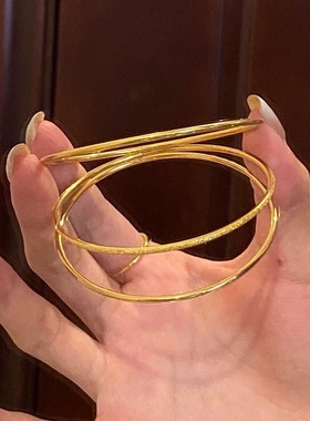 金店同款三生三世手镯女素圈