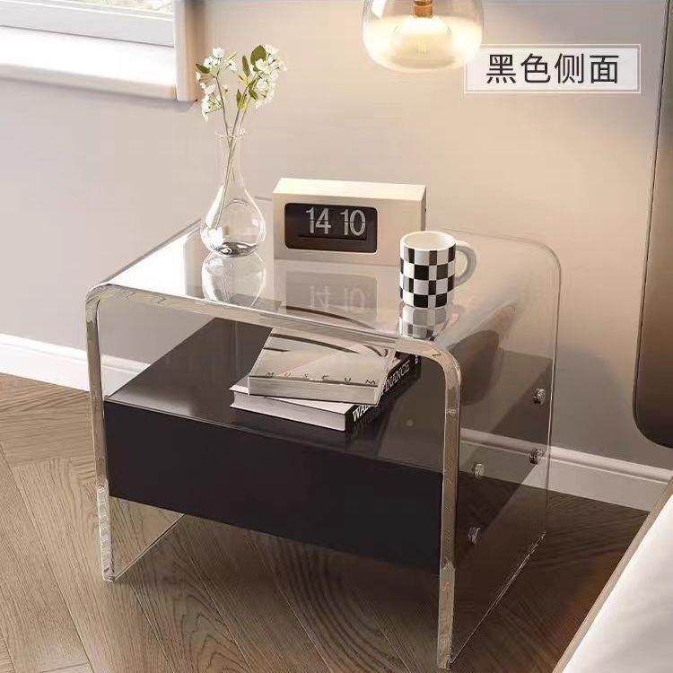 亚约克悬力床头柜简现代奶风迷你收985纳床边柜小型储油物浮床收,淘宝优惠券,粉丝福利购,淘宝优惠卷