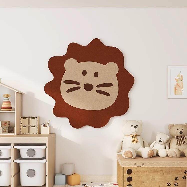 趣造味狮毛毡板照LMT片墙幼儿园环创教室化墙改装文饰软木板留子,淘宝优惠券,粉丝福利购,淘宝优惠卷