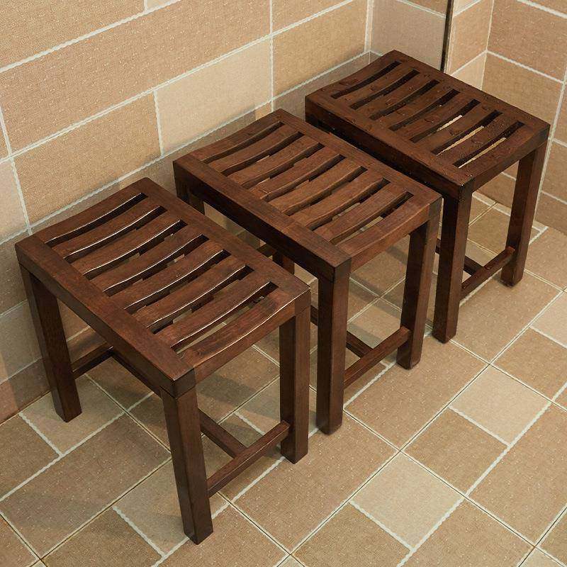 家门逸实木凳浴室凳子板凳现代约洗澡间方凳矮防滑家QMF用口简板,淘宝优惠券,粉丝福利购,淘宝优惠卷