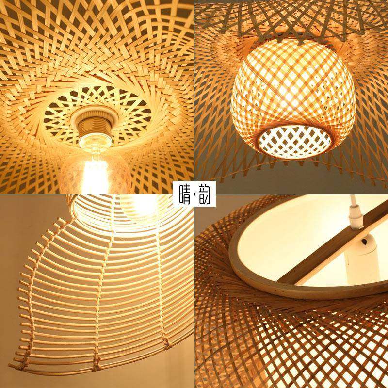 中式新特色款豪华17组饭店包间吊灯编餐饮店灯笼藤合竹编竹艺鸟窝,淘宝优惠券,粉丝福利购,淘宝优惠卷
