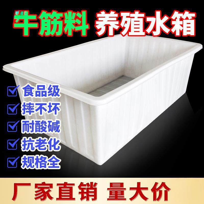 加厚牛筋水箱塑料长鱼方形大778量养卖鱼养容殖水箱家用储水桶浅,淘宝优惠券,粉丝福利购,淘宝优惠卷