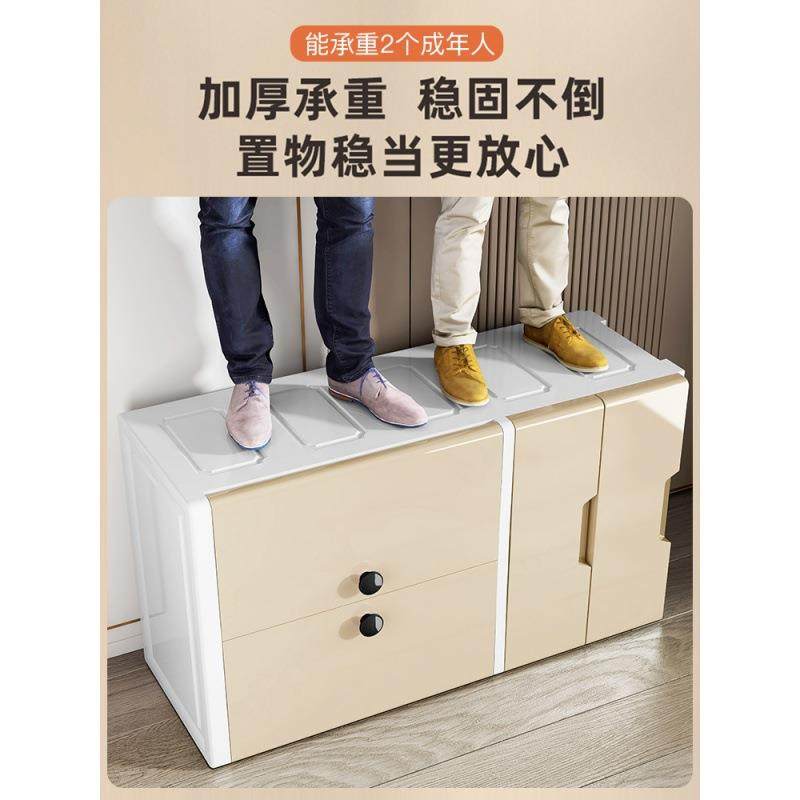 简易衣柜装料收纳柜双开门厚塑组玩具储物柜宝宝出租房MW60212儿,淘宝优惠券,粉丝福利购,淘宝优惠卷