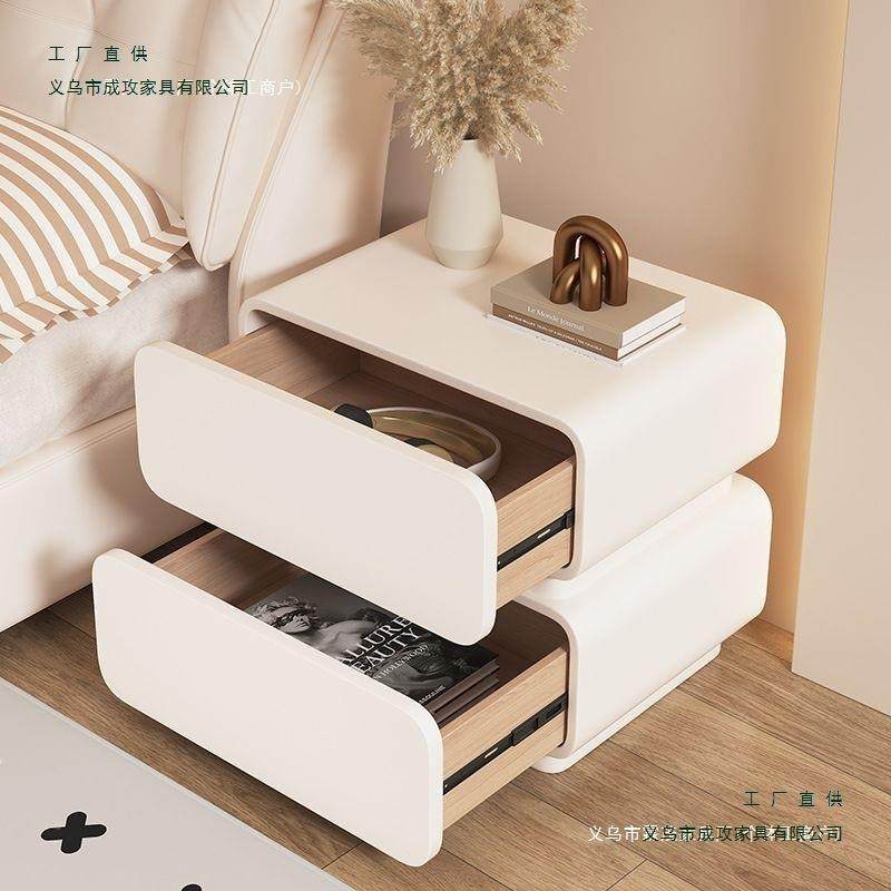 型床985头柜灯网小红奶油款风20带25新现代简约创意实木床边柜免,淘宝优惠券,粉丝福利购,淘宝优惠卷