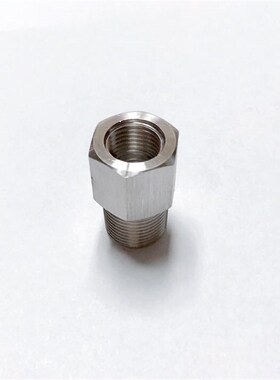不锈钢内外丝接头 G1/4-PT3/8 两分变三分 内牙G1/4 外牙PT3/8