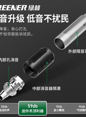 绿林迷你炮钉枪打钉神器专用一体射钉枪新型抢消音混凝土水泥钢钉