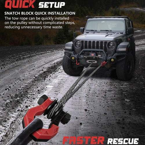 加强改进新越野车QXF拖车钩分体式一开带一合品滑轮两头防盗磁更 - 图1