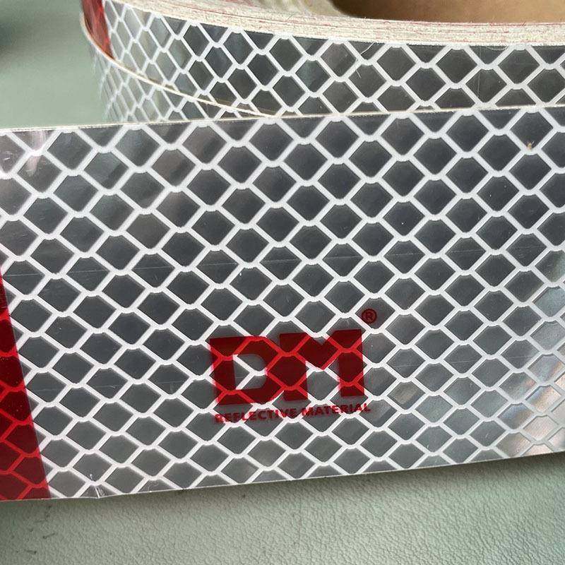 标道明1级车身贴识DM红白反光贴3C车身5反光车审反光条D796M950 - 图2