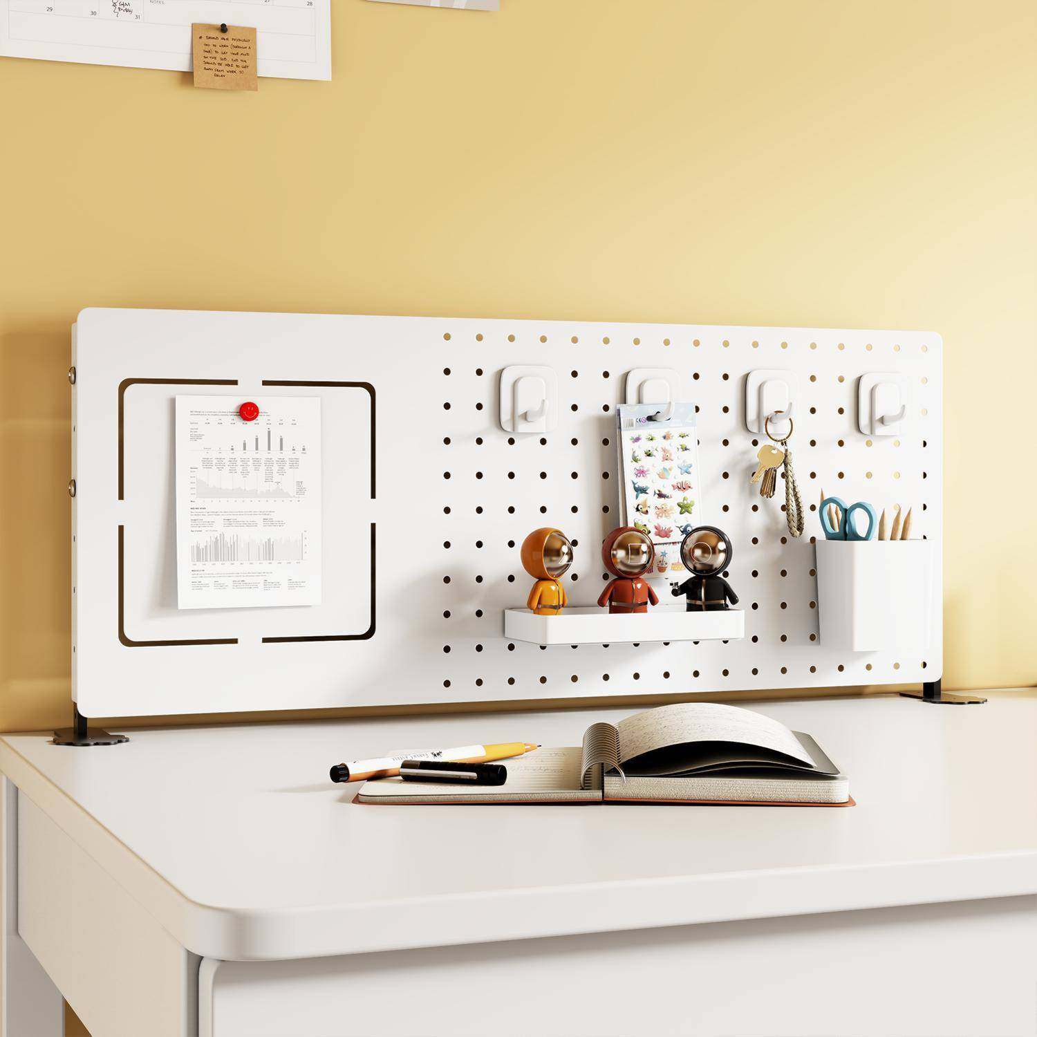 办公桌洞洞板桌面收架书纳工位挡板物架置F98T6875桌整理办公室宿,淘宝优惠券,粉丝福利购,淘宝优惠卷