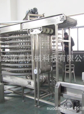 水饺混沌螺旋速冻机 一吨螺旋速冻机厂家 双螺旋冷冻机器超低温