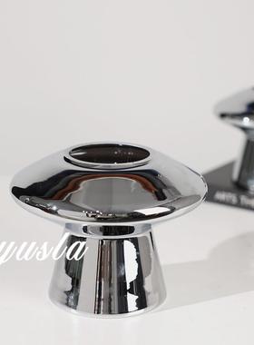 件几玻璃简餐约客厅茶插干花瓶厅吧台柜花器别墅样板间摆GXS软装