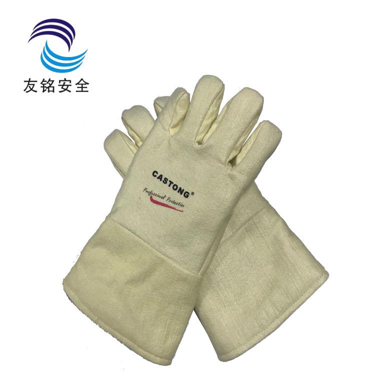 LUE现卡顿YEEE1-345耐高温500烧烤防烫防货火手套隔司热电焊工业 - 图0