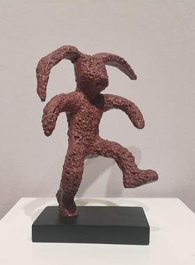 现代简艺术通卡兔家软装饰品样板房约电视柜玄关工OJU艺品居轻奢