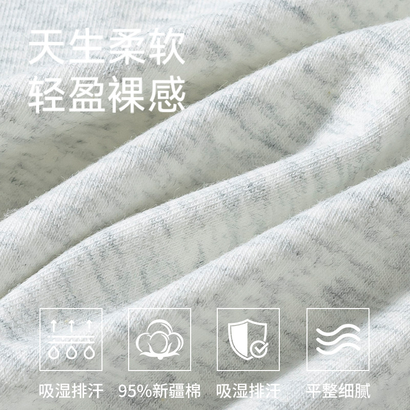 UFEEL纯棉小熊学生内裤10A抑菌无痕运动不夹臀全棉裆三角裤2029,淘宝优惠券,粉丝福利购,淘宝优惠卷