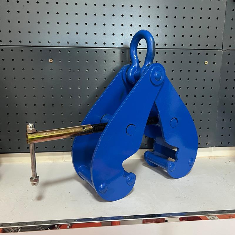 YS钢轨夹钳现货1t2tt5t10槽钢工字钢夹持器吊装道轨起重吊钳 - 图1
