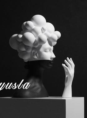 TB-63709简约复古客厅落大摆玄关柜件售地楼处酒店视别墅电柜摆件