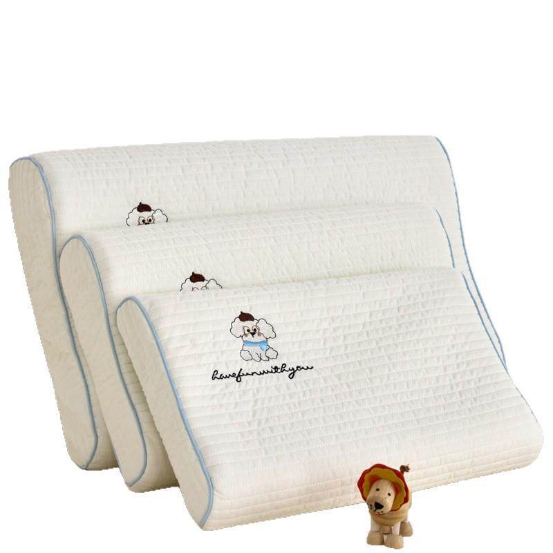 全水洗棉XK202508布丁狗刺绣棉学乳胶枕枕头宝宝枕儿童枕宿舍生成,淘宝优惠券,粉丝福利购,淘宝优惠卷