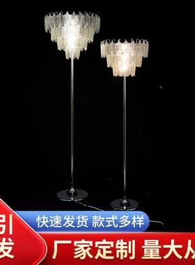 三头条水晶铁艺路路引类冰树引灯饰水挂晶钩婚礼迎宾摆件百合花灯