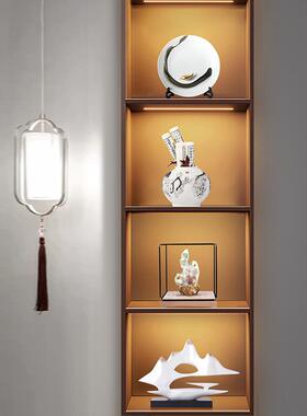 博古架家居酒柜新中式摆售件玄关软装样ltao1005板间工厅艺饰客品