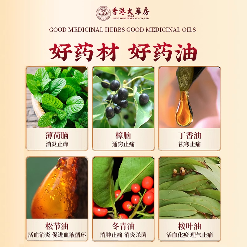 【香港大药房】正品活络油红花油跌打损伤活血化瘀消肿止痛外用油