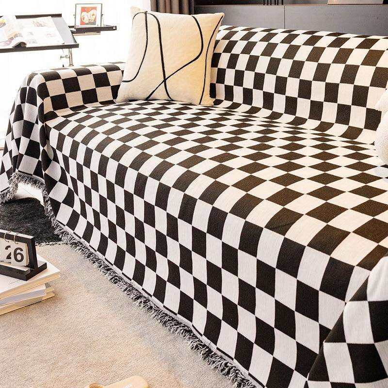 防猫抓雪尼尔沙发巾简约现代沙发盖布四季通用防滑一片式全盖布毯,淘宝优惠券,粉丝福利购,淘宝优惠卷