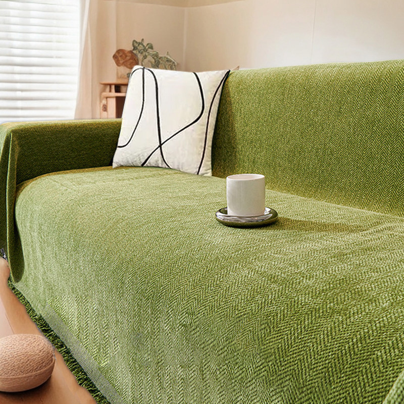 新款沙发盖布雪尼尔四季通用防猫抓防滑高级感沙发巾沙发套罩,淘宝优惠券,粉丝福利购,淘宝优惠卷