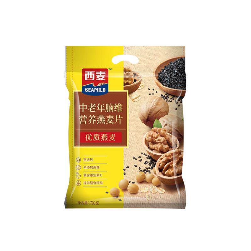 西麦中老年营养燕麦片/脑维/血维700g*3袋装营养膳食纤维老人麦片,淘宝优惠券,粉丝福利购,淘宝优惠卷