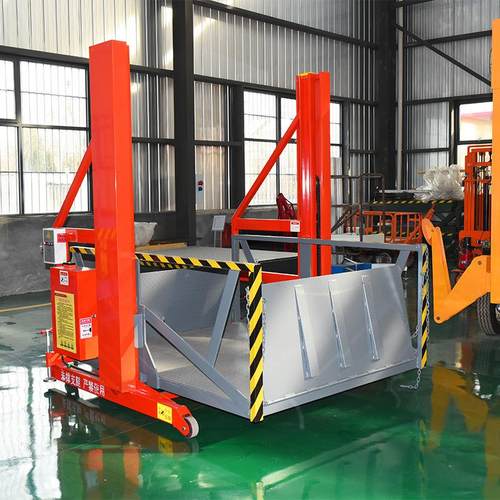 移动卸货平台电动液压物流仓储货物搬运集装箱移动装卸货平台 - 图0