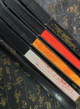 龙虎山流程手书纯手绘法扇五雷五路财折扇家居饰品工艺扇摆放