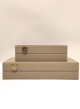 衣橱样板房创意摆件储物盒现软装装饰收纳盒衣帽间梳妆台首饰盒
