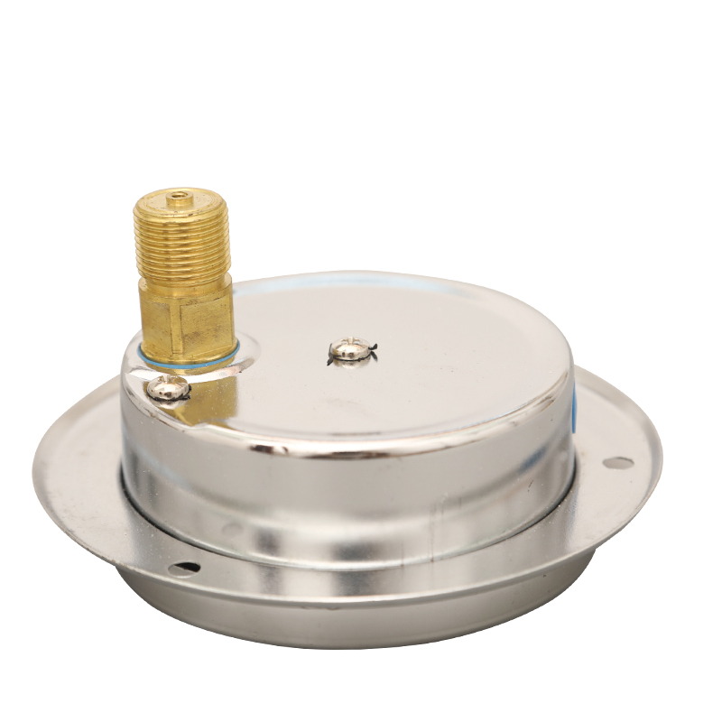 耐震压力表YN100ZT轴向带边表盘压力表气压水压油压液压表名宇 - 图2