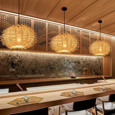 中山藤艺吊灯田园卧室餐厅农家乐个性鸟巢草帽藤编艺术灯具,淘宝优惠券,粉丝福利购,淘宝优惠卷