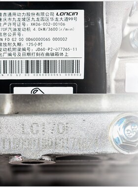 包邮隆鑫LC170F汽油发动机8正品212cc/8船挂机打药机动力
