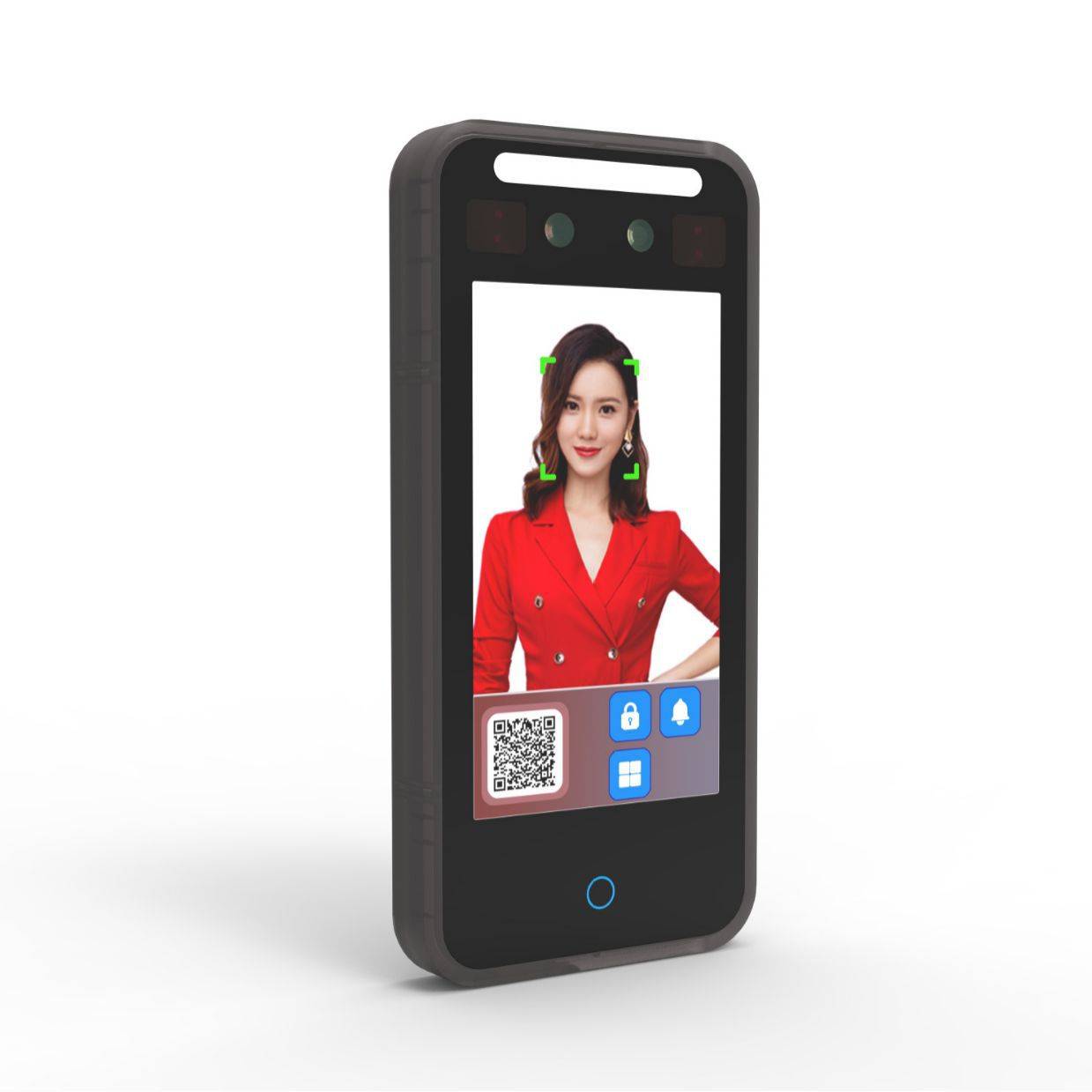 Smart community hotel face recognition access control machine card swipe attendance terminal dormitory building elevator control unit system