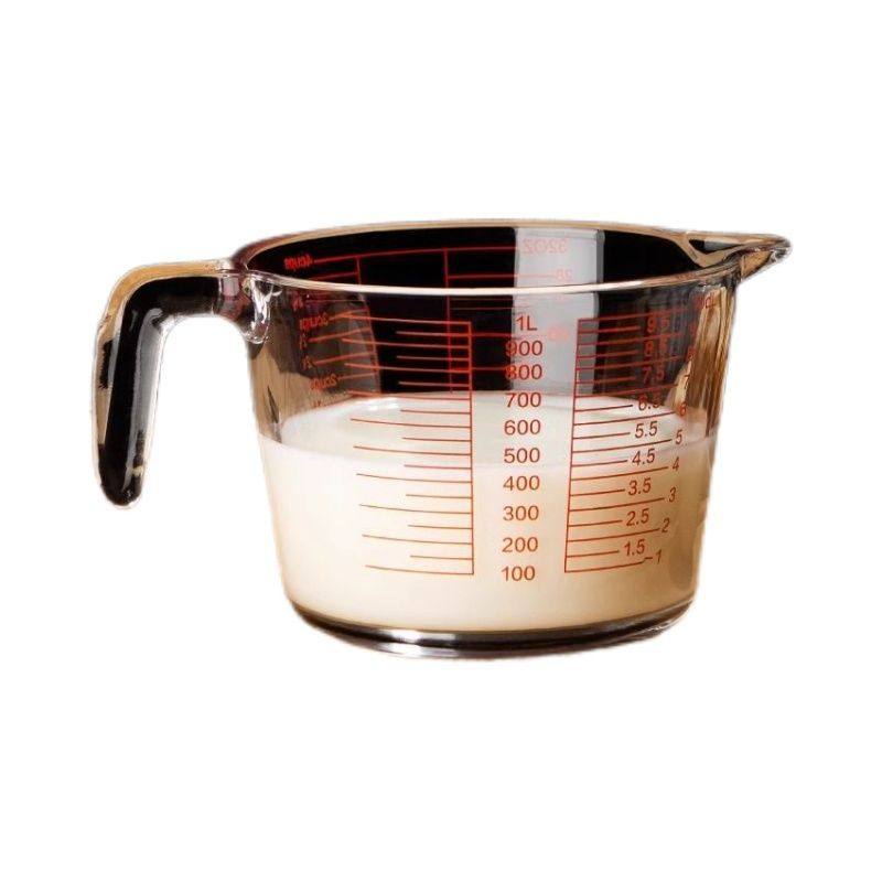 【年底清仓】玻璃量杯家用豆浆牛奶杯微波炉热奶专用刻度杯烘焙杯,淘宝优惠券,粉丝福利购,淘宝优惠卷