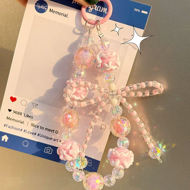 Brand keychain with bow, pendant