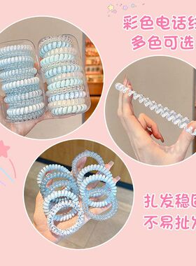 多巴胺发圈发绳不塌无痕春夏马尾