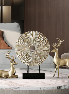 鹿摆件家居饰品客厅书柜电视柜装饰酒柜玄关办公室轻奢现代装饰品