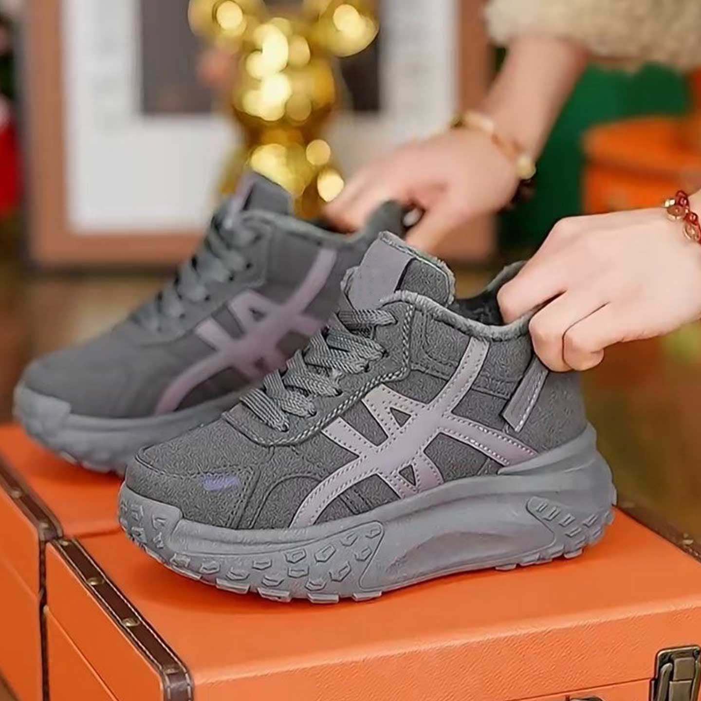 老爹鞋女2025冬季新款加绒加厚棉鞋松糕厚底百搭超软休闲运动鞋子,淘宝优惠券,粉丝福利购,淘宝优惠卷