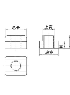 热销T型螺母T形螺帽T字块t行槽压板螺帽M10M12M14M16M18M20M24
